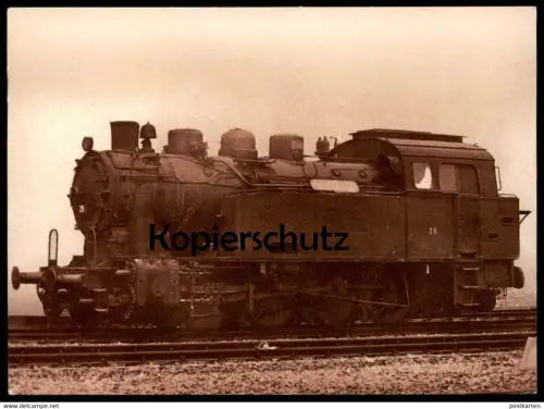 ÄLTERE REPRO POSTKARTE DAMPFLOK Dh2 BJ 1937 locomotive à vapeur steam train Jung cpa Ansichtskarte postcard AK
