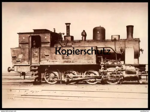 ÄLTERE REPRO POSTKARTE DAMPFLOK Dn2 BJ 1909 locomotive à vapeur steam train Hohenzollern cpa Ansichtskarte postcard AK