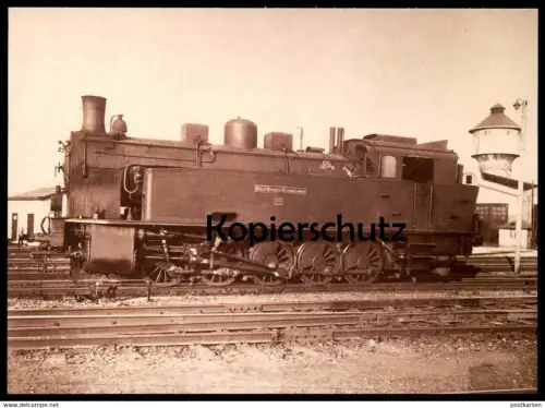 ÄLTERE REPRO POSTKARTE DAMPFLOK Eh2 BJ 1920 locomotive à vapeur steam train Hohenzollern Köln Bonner Eisenbahnen cpa AK