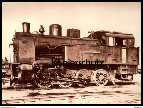 ÄLTERE REPRO POSTKARTE DAMPFLOK KÖLN BONNER EISENBAHNEN Dn2 BJ 1919 locomotive à vapeur steam train Hanomag cpa postcard
