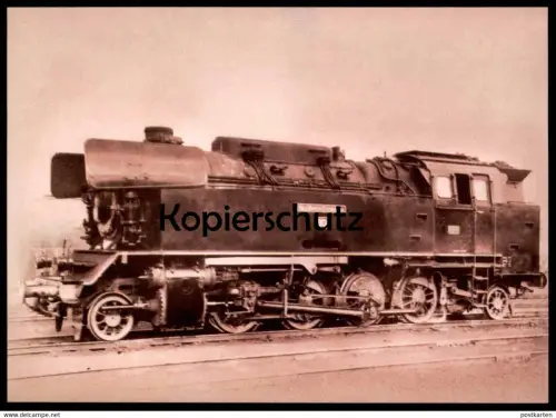 ÄLTERE REPRO POSTKARTE DAMPFLOK 1D1h2 BJ 1952 locomotive à vapeur steam train Friedrich Krupp Ansichtskarte postcard AK