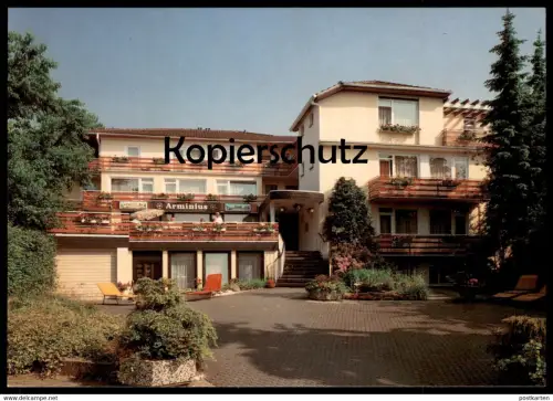 ÄLTERE POSTKARTE HORN BAD MEINBERG GÄSTEHAUS ARMINIUS FAMILIE SASSE ORTSEINFAHRT A Ansichtskarte cpa AK postcard