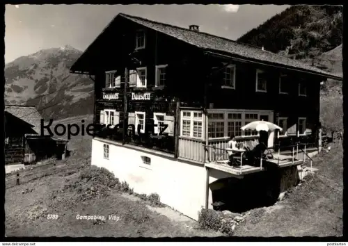 ÄLTERE POSTKARTE GAMPABING VORARLBERG St. Gallenkirch Gampaping postcard cpa AK Ansichtskarte