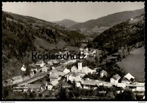 ÄLTERE POSTKARTE EISENTRATTEN PANORAMA KÄRNTEN 1965 Austria Österreich postcard cpa AK Ansichtskarte