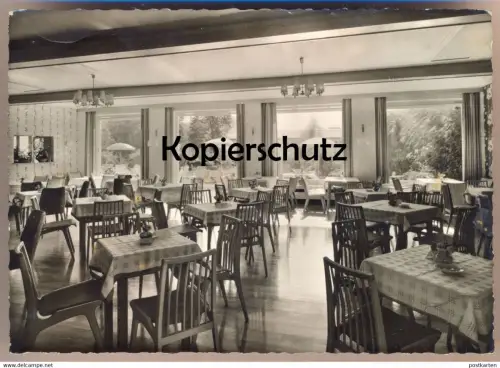 ÄLTERE POSTKARTE CAFÉ GERLACH LUFTKURORT NIEDERMARSBERG SAUERLAND Marsberg Ansichtskarte postcard cpa AK
