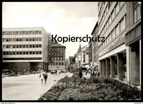 ÄLTERE POSTKARTE MESSESTADT LEIPZIG PRESSEZENTRUM FOTO KINO LEXIKA WITTENBERG AK Ansichtskarte postcard cpa