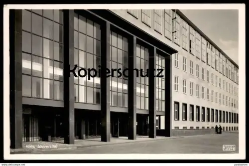 ALTE POSTKARTE KÖLN UNIVERSITÄT HAUPTEINGANG 1936 KÖLNER UNI architecture university université Ansichtskarte postcard