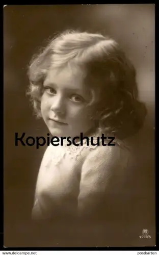 ALTE POSTKARTE MÄDCHEN PORTRÄT KIND enfant fille jeune femme young girl child Rotophot 4719/5  postcard Ansichtskarte