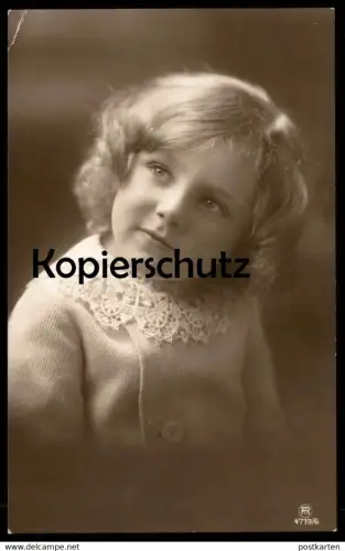 ALTE POSTKARTE MÄDCHEN PORTRÄT KIND enfant fille jeune femme young girl child Rotophot 4719/6  postcard Ansichtskarte