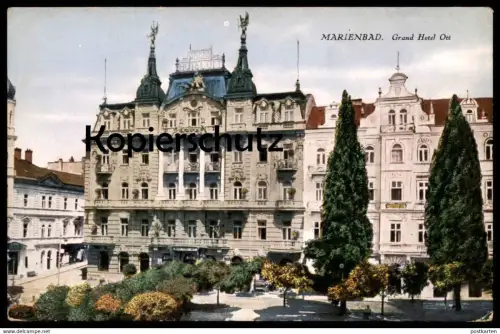 ALTE POSTKARTE MARIENBAD GRAND HOTEL OTT Marianske Lazne cpa postcard AK Ansichtskarte