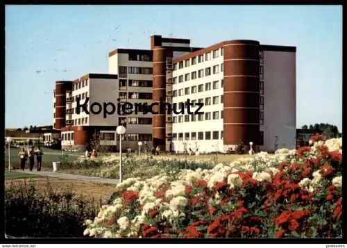 ÄLTERE POSTKARTE HORN BAD MEINBERG KURKLINIK AM PARK Klinik Krankenhaus postcard cpa AK Ansichtskarte