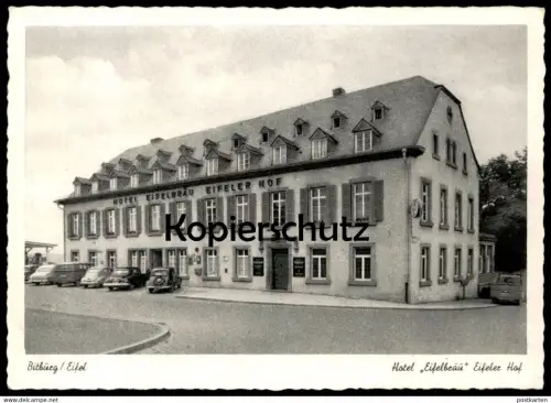 ALTE POSTKARTE BITBURG EIFEL HOTEL EIFELBRÄU EIFELER HOF INHABER WILLI ESCH Ansichtskarte cpa AK postcard