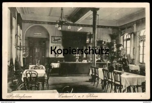 ALTE POSTKARTE RECKLINGHAUSEN WARTESAAL 1. UND 2. KLASSE BAHNHOF station gare Ansichtskarte cpa AK postcard