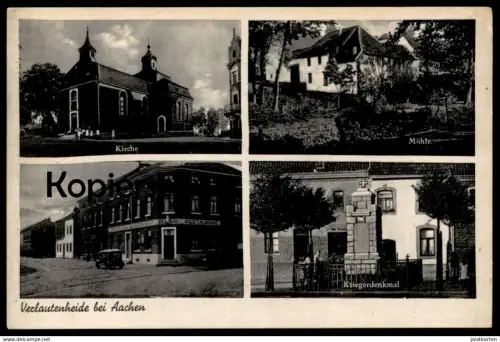 ALTE POSTKARTE VERLAUTENHEIDE BEI AACHEN Haaren Mühle moulin mill Restaurant postcard cpa AK Ansichtskarte