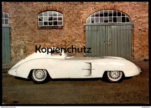 ÄLTERE POSTKARTE LLOYD ROLAND 1954 WELTREKORDWAGEN AUTO-MUSEUM HILLERS TREMSBÜTTEL car postcard Ansichtskarte cpa AK