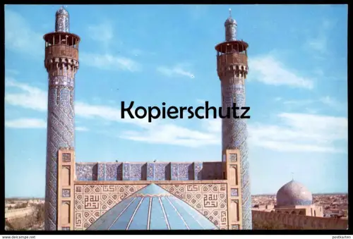 ÄLTERE POSTKARTE THE SHAH MASQUE ISFAHAN IRAN Persia Moschee Mosque postcard Ansichtskarte cpa AK