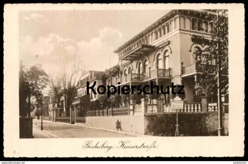ALTE POSTKARTE BAD GODESBERG KAISERSTRASSE MINERALBAD MINERALQUELLE ZUM DRAITSCHBUSCH Ansichtskarte AK postcard cpa