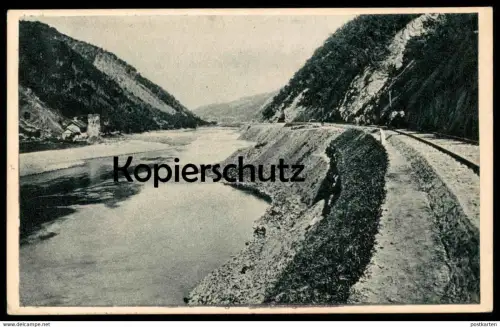 ALTE POSTKARTE MIT BILD ROTER ROTE TURM PASS BEI HERMANNSTADT NAGYSZEBEN SIBIU SIBIIU Romania Rumänien roumanie