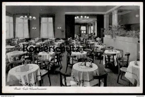 ALTE POSTKARTE AACHEN STADT-CAFÉ ELISENBRUNNEN JOSEF DUMONT Aix-la-Chapelle AK cpa Ansichtskarte postcard