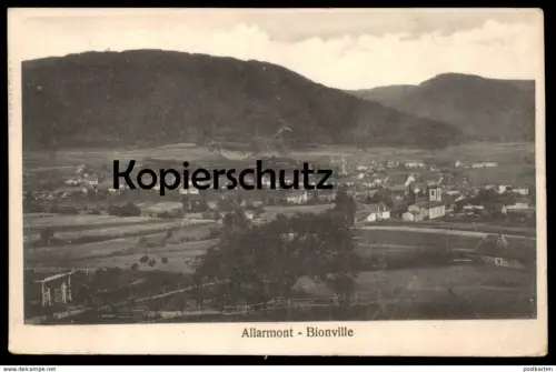 ALTE POSTKARTE ALLARMONT BIONVILLE VALLÉE DE CELLES Feldpost Stempel Vosges Ansichtskarte cpa AK postcard