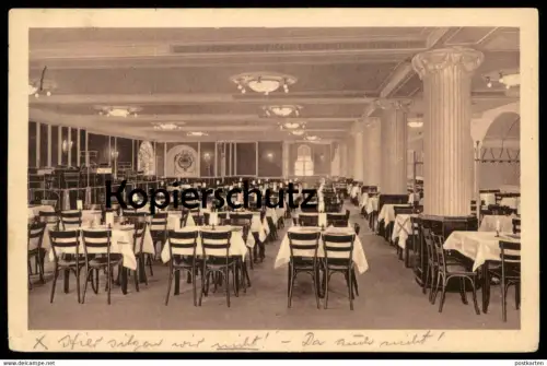 ALTE POSTKARTE MAGDEBURG ZENTRAL-THEATER-RESTAURANT theatre Ansichtskarte postcard cpa AK