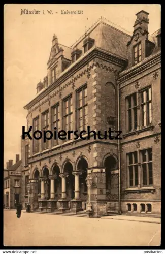 ALTE POSTKARTE MÜNSTER I. W. UNIVERSITÄT university université Ansichtskarte cpa postcard AK