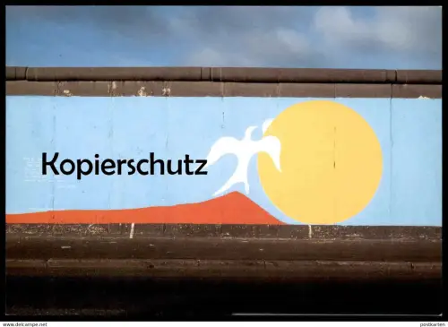 ÄLTERE POSTKARTE BERLIN SALVADORE DE FAZIO DAWN OF PEACE BERLINER MAUER THE WALL LE MUR ART cpa Ansichtskarte postcard