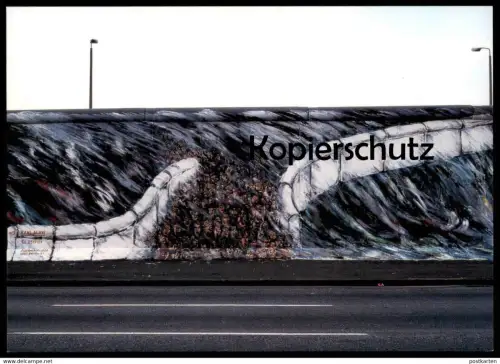 ÄLTERE POSTKARTE BERLINER MAUER THE WALL LE MUR BERLIN KANI ALAVI Art Ansichtskarte AK cpa postcard