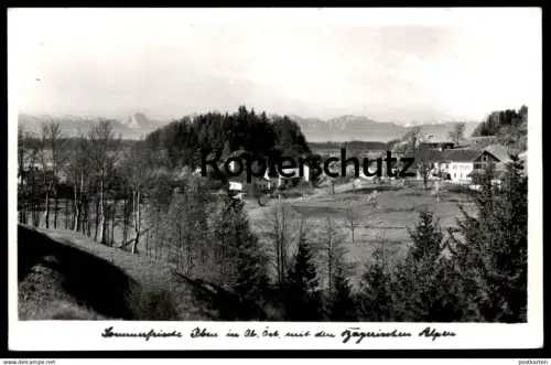 ALTE POSTKARTE SOMMERFRISCHE IBM DORF DORFIBM ALPEN EGGELSBERG OBERÖSTERREICH Austria postcard cpa Ansichtskarte AK