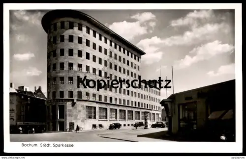 ALTE POSTKARTE BOCHUM STÄDTISCHE SPARKASSE Stadtsparkasse Bank Architektur architecture cpa AK postcard Ansichtskarte