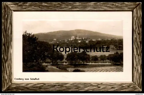 ALTE POSTKARTE CRONBERG VOM SCHAFHOF Kronberg Passepartout Panorama postcard cpa Ak Ansichtskarte
