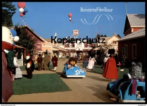 ÄLTERE POSTKARTE BAVARIA FILMSTADT GEISELGASTEIG GRÜNWALD PHANTASIE FILM surrealisme cpa postcard AK Ansichtskarte