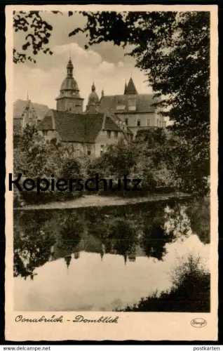 ALTE POSTKARTE OSNABRÜCK DOMBLICK 1944 DOM HASE cpa AK Ansichtskarte postcard