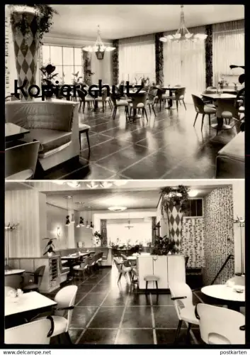 ALTE POSTKARTE KONDITOREI UND CAFÉ W. MENKE OSNABRÜCK NEUER GRABEN 11-13 cpa AK Ansichtskarte postcard