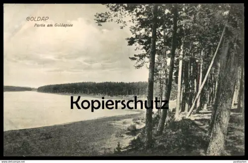 ALTE POSTKARTE GOLDAP PARTIE AM GOLDAPSEE MASUREN OSTPREUSSEN Polen Polska cpa postcard AK Ansichtskarte