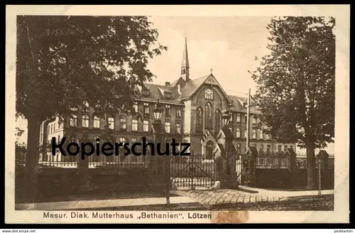 ALTE POSTKARTE MASUREN DIAKONISCHES MUTTERHAUS BETHANIEN LÖTZEN cpa postcard AK Ansichtskarte