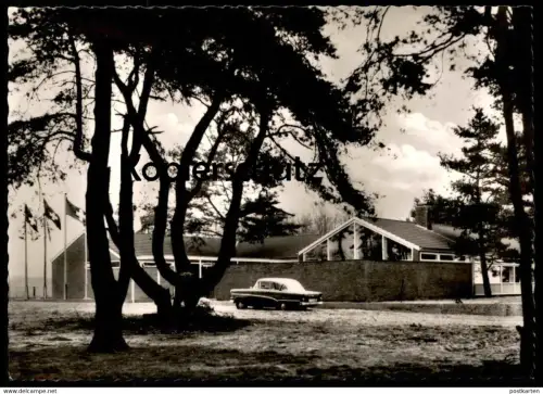 ÄLTERE POSTKARTE MARDORF HAUS DES JUGENDROTKREUZES IM LANDESVERBAND NIEDERSACHSEN Opel Flaggen Schweiz Neustadt am Rüben