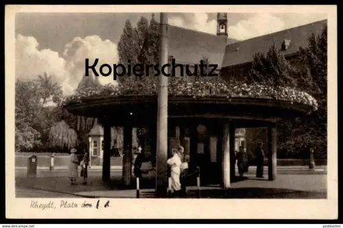 ALTE POSTKARTE RHEYDT PLATZ DER X. X. Mönchengladbach AK Ansichtskarte cpa postcard