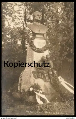 ALTE POSTKARTE DAS NEUE ALTUM-DENKMAL ZU MÜNSTER I. W. monument AK Ansichtskarte cpa postcard
