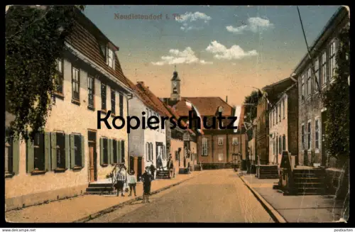 ALTE POSTKARTE NEUDIETENDORF IN THÜRINGEN NESSE-APFELSTÄDT Ansichtskarte AK cpa postcard