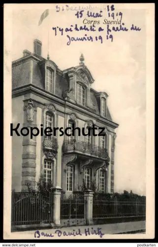 ALTE POSTKARTE MARBURG HAUS DES CORPS SUEVIA STRASSBURG Studentica Studentika cpa postcard AK Ansichtskarte