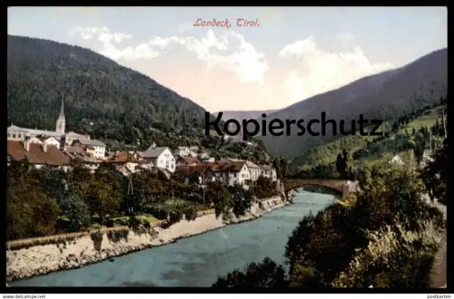 ALTE POSTKARTE LANDECK TIROL INN PANORAMA cpa postcard AK Ansichtskarte