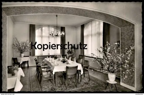 ÄLTERE POSTKARTE HAUS VENNEMANN AM WERSEUFER MÜNSTER HANDORF KONFERENZZIMMER cpa postcard AK Ansichtskarte