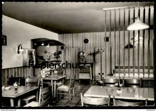 ÄLTERE POSTKARTE BOLLENDORF HOTEL-GASTSTÄTTE ZUR KASTANIE SPIELAUTOMAT slot machine à sous Automat Südeifel