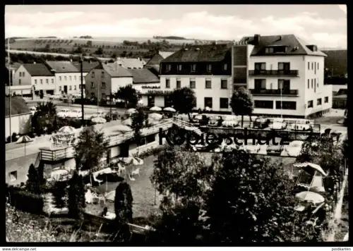 ÄLTERE POSTKARTE IRREL HOTEL KOCH-SCHILT DEUTSCH-LUXEMBURGISCHER NATURPARK Autos Auto car cars AK postcard cpa