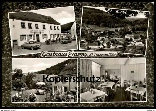 ÄLTERE POSTKARTE GASTHAUS ERASMY ST. THOMAS ÜBER BITBURG BEI KYLLBURG Bitburger Land cpa postcard AK Ansichtskarte