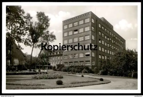 ALTE POSTKARTE OSNABRÜCK STÄDTISCHES KRANKENHAUS Hospital hopital cpa postcard AK Ansichtskarte