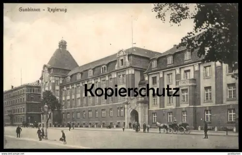 ALTE POSTKARTE GUMBINNEN REGIERUNG GUSSEW OSTPREUSSEN GOESEV RUSSIA Russland AK Ansichtskarte cpa postcard