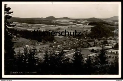ALTE POSTKARTE ELZACH PANORAMA BADISCHER SCHWARZWALD black forest foret-noir cpa postcard AK Ansichtskarte
