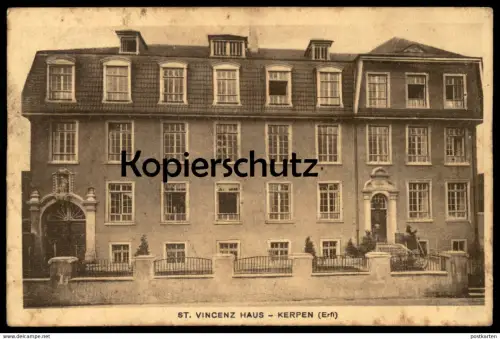 ALTE POSTKARTE KERPEN ST. VINCENZ HAUS VINCENZHAUS VINZENZ VINZENZHAUS ERFT Ansichtskarte AK cpa postcard